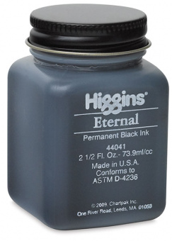 Higgins ETERNAL BLACK INK  2.5 OZ (73,9 )