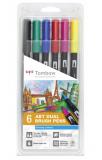   Tombow ABT 06-pst-set primary colors ( ) 6 . ABT-6P-1