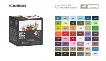  Sketchmarker BRUSH Asia style 48   .